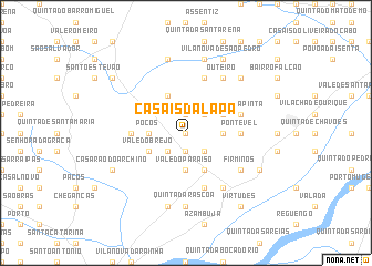 map of Casais da Lapa