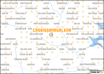 map of Casais da Madalena