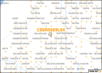 map of Casais de Além