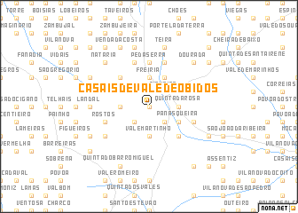 map of Casais de Vale de Obidos