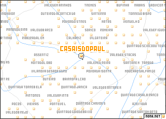 map of Casais do Paul