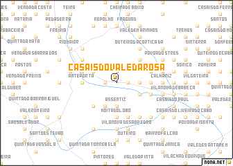 map of Casais do Vale da Rosa