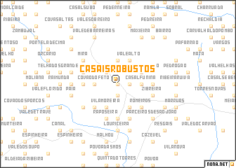 map of Casais Robustos