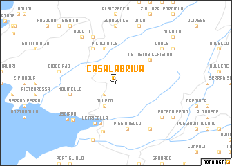 map of Casalabriva