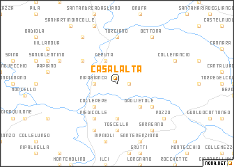 map of Casalalta