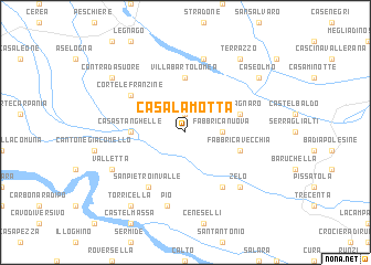 map of Casa la Motta