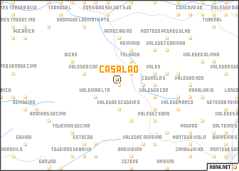 map of Casalão