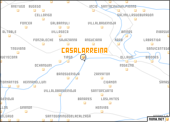 map of Casalarreina