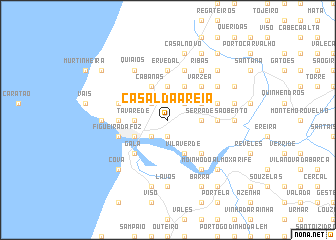 map of Casal da Areia