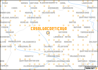 map of Casal da Cortiçada