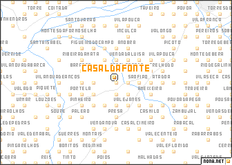 map of Casal da Fonte