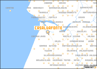 map of Casal da Fonte