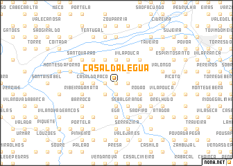 map of Casal da Légua