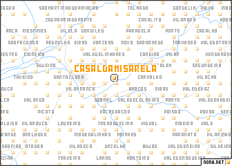 map of Casal da Misarela