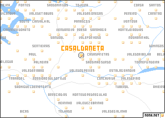 map of Casal da Neta