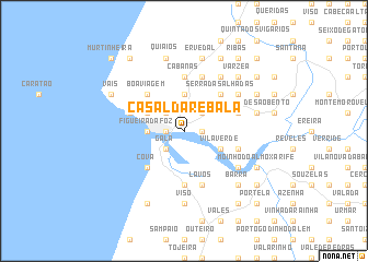 map of Casal da Rebala