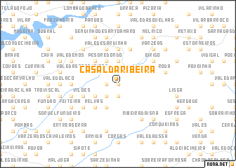 map of Casal da Ribeira