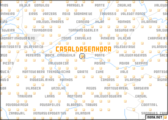 map of Casal da Senhora