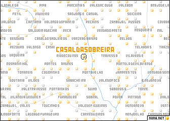 map of Casal da Sobreira