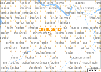 map of Casal de Aça