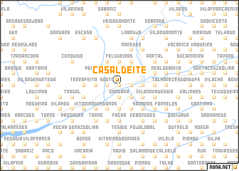 map of Casaldeite