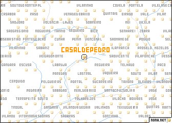 map of Casal de Pedro