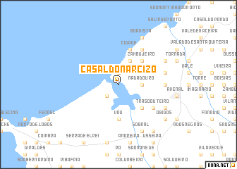 map of Casal do Narcizo