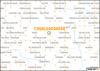 map of Casal do Raposo