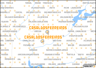 map of Casal dos Ferreiros