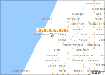 map of Casal dos Lobos