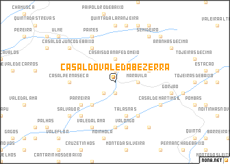 map of Casal do Vale da Bezerra