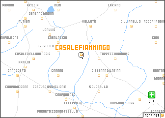 map of Casale Fiammingo