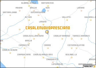 map of Casale Nuovo Presciano