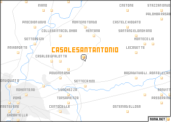 map of Casale SantʼAntonio