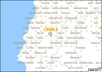 map of Casale