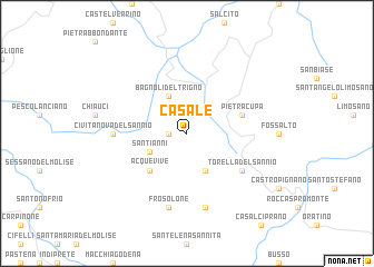 map of Casale