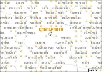 map of Casal Farto