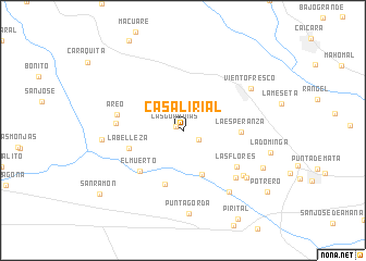 map of Casa Lirial