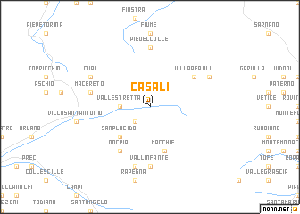 map of Casali