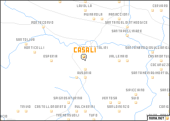 map of Casali