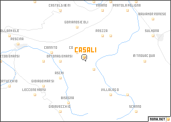 map of Casali