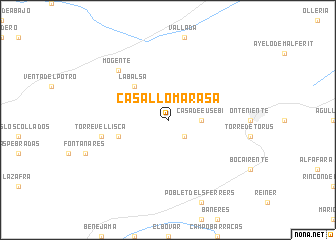 map of Casa Lloma Rasa