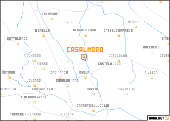 map of Casalmoro