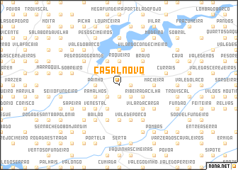 map of Casal Novo