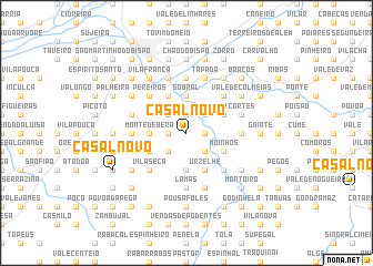 map of Casal Novo