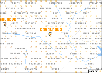 map of Casal Novo