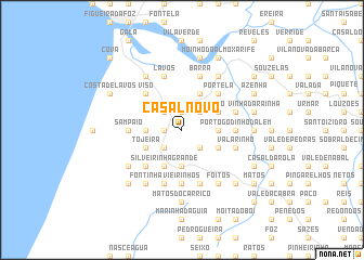 map of Casal Novo