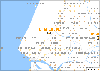 map of Casal Novo