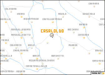 map of Casaloldo