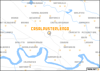 map of Casalpusterlengo